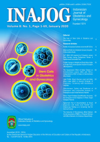 Indonesian Journal of Obstetrics and Gynecology Volume 8 No. 1 January 2020