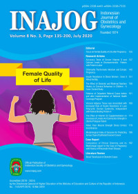 Indonesian Journal of Obstetrics and Gynecology Volume 8 No. 3 July 2020