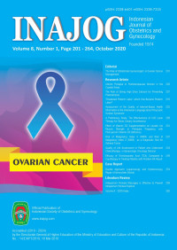 Indonesian Journal of Obstetrics and Gynecology Volume 8 No. 4 October 2020