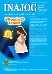 Indonesian Journal of Obstetrics and Gynecology Volume 11 No. 3 July 2023