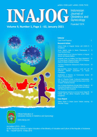 Indonesian Journal of Obstetrics and Gynecology Volume 9 No. 1 January 2021