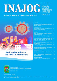 Indonesian Journal of Obstetrics and Gynecology Volume 9 No. 2 April 2021