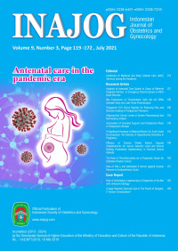 Indonesian Journal of Obstetrics and Gynecology Volume 9 No. 3 July 2021