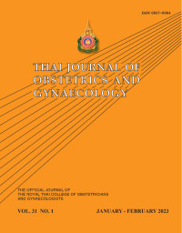 Thai Journal Obstetrics and Gynaecology Volume 31 No. 1 Tahun 2023