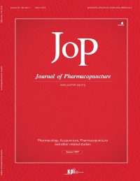 Journal of Pharmacopuncture Volume 26 No. 1 March 31 2023