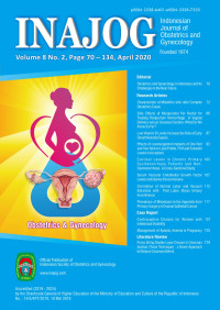 Indonesian Journal of Obstetrics and Gynecology Volume 8 No. 2 April 2020