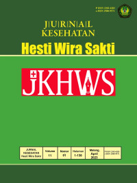 Jurnal Kesehatan Hesti Wira Sakti Volume 11 Nomor 1 Tahun 2023