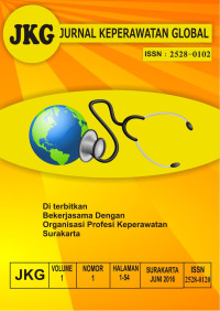 Jurnal Keperawatan Global Volume 1, No 1 June 2016