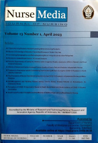 Nurse Media Journal Of Nursing Vol. 13, No. 01 April Tahun 2023