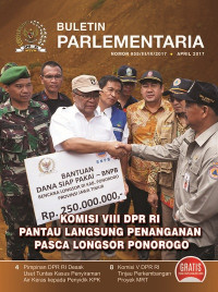 Buletin Parlementaria Nomor 955/III/IV/2017, April 2017