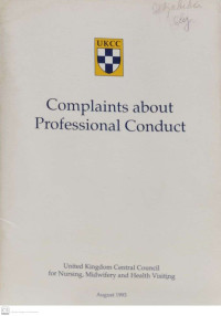 Complaints About Professional Conduct