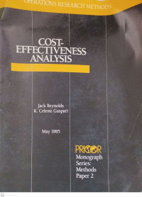 Cost-Effectiveness Analysis