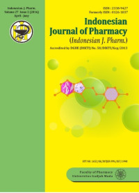 Indonesian Journal of Pharmacy, Volume 27 Issue 2 (2016) April-Juny