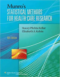 Munro's Stastitical Methods For Health Care Research 6th Edition