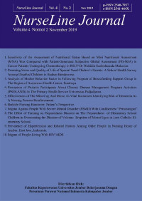 NurseLine Journal Volume 4 No 1 Mei 2019