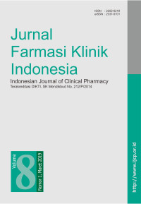 Jurnal Farmasi Klinik Indonesia Volume 8, Nomor 1, Maret 2019