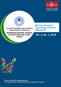 Indonesian Nursing Journal of Education and Clinic Volume 3 Nomor 1 Tahun 2018