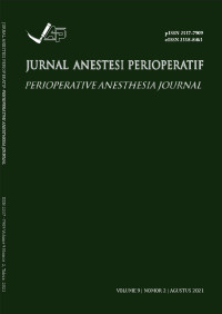 Jurnal Anestesi Perioperatif (Perioperative Anesthesia Journal) Volume 9 Nomor 2 Agustus 2021