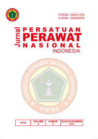 Jurnal Persatuan Perawat Nasional Indonesia Volume 4 Nomor 3 September- Desember 2019