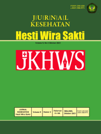 Jurnal Kesehatan Hesti Wira Sakti Volume 9 Nomor 2 Tahun 2021