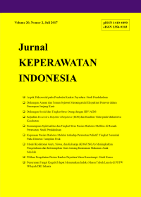 Image of Jurnal Keperawatan Indonesia Volume 20 No 2 Juli 2017