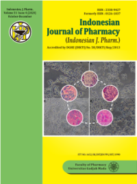 Indonesian Journal of Pharmacy, Volume 31 Issue 4 (2020) October-December