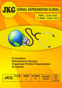 Jurnal Keperawatan Global Volume 4, No 1 Juni 2019