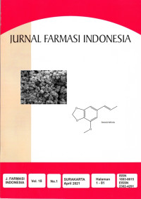 Jurnal Farmasi Indonesia, Vol. 18, No.1 April 2021