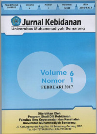 Jurnal Kebidanan Universitas Muhammadiyah Semarang Volume 6 Nomor 1 2017