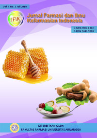 JURNAL FARMASI DAN ILMU KEFARMASIAN INDONESIA, VOL. 5 NO. 1 JULI 2018