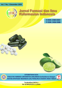 JURNAL FARMASI DAN ILMU KEFARMASIAN INDONESIA, VOL. 7 NO. 2 DESEMBER 2020