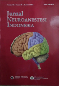 Jurnal Neuroanestesi Indonesia Volume 03 Nomor 01 Februari 2014