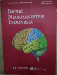 Jurnal Neuroanestesi Indonesia Volume 07 Nomor 03 Oktober 2018